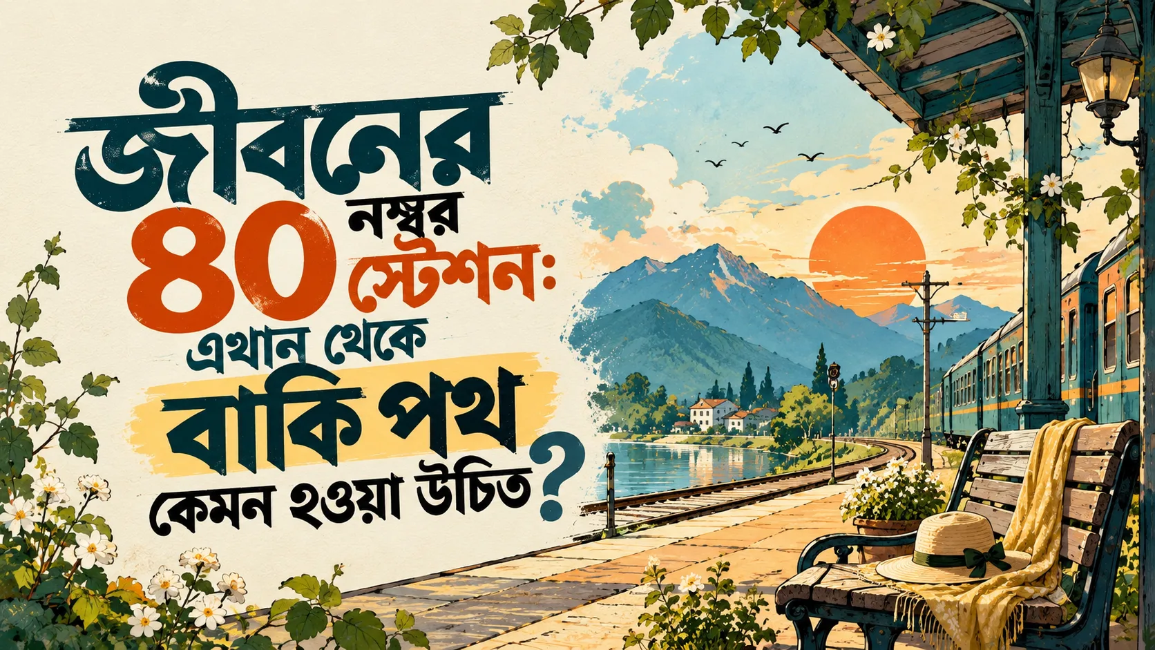 জীবনের ৪০ নম্বর স্টেশন: এখান থেকে বাকি পথ কেমন হওয়া উচিত? চল্লিশের পর নারীদের জন্য মানসিক শান্তির ১১টি সুন্দর উপায় গাইড