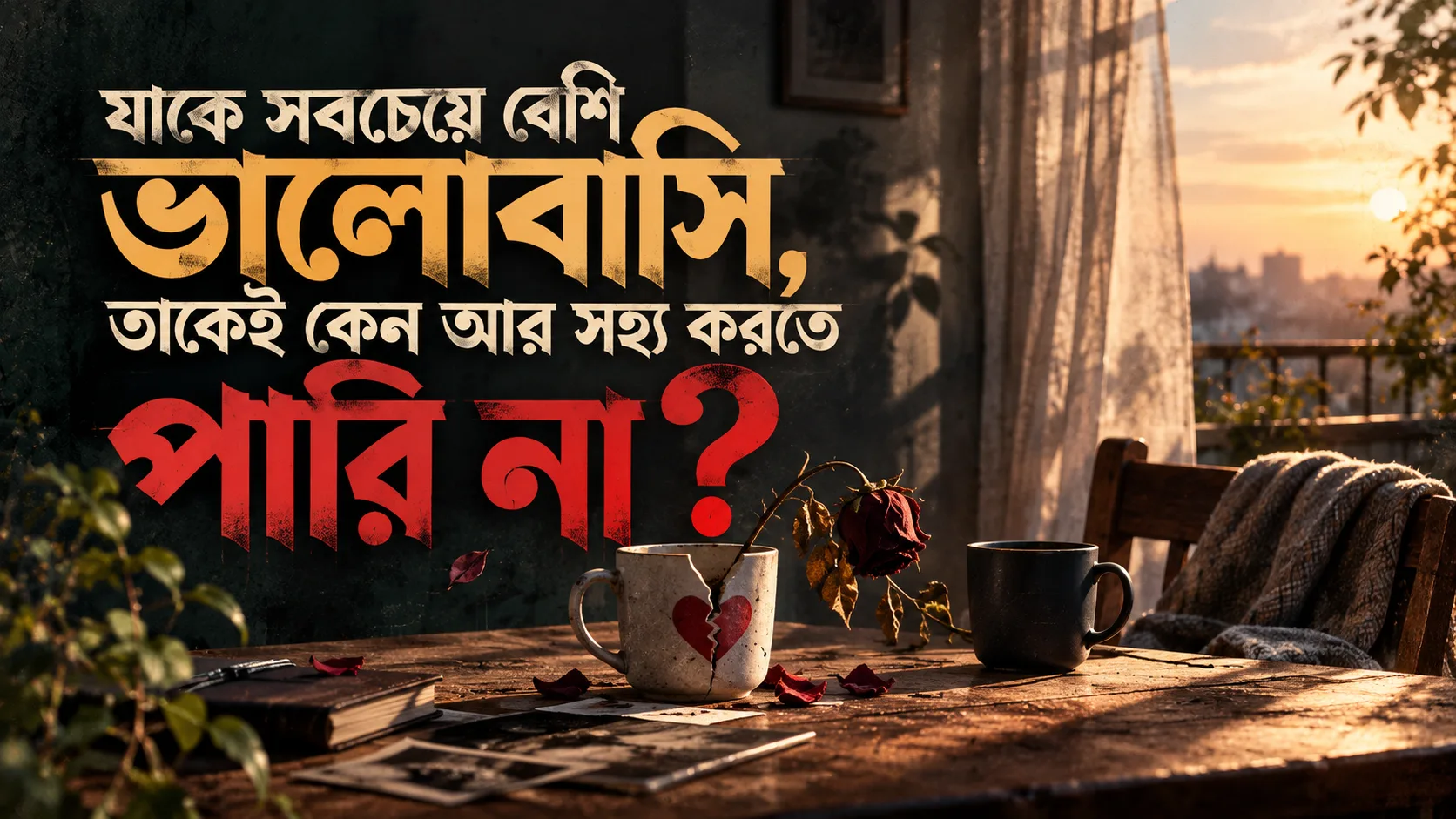 যাকে সবচেয়ে বেশি ভালোবাসি, তাকেই কেন আর সহ্য করতে পারি না?