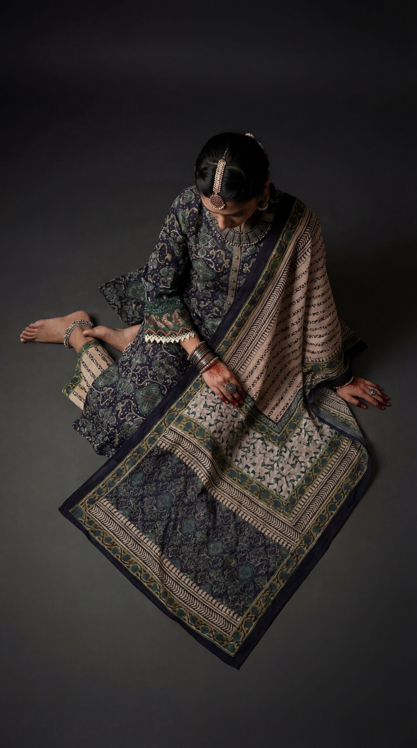 Premium Kalamkari Print ASFAR Luxury Cotton | Salwar Kameez - Image 2
