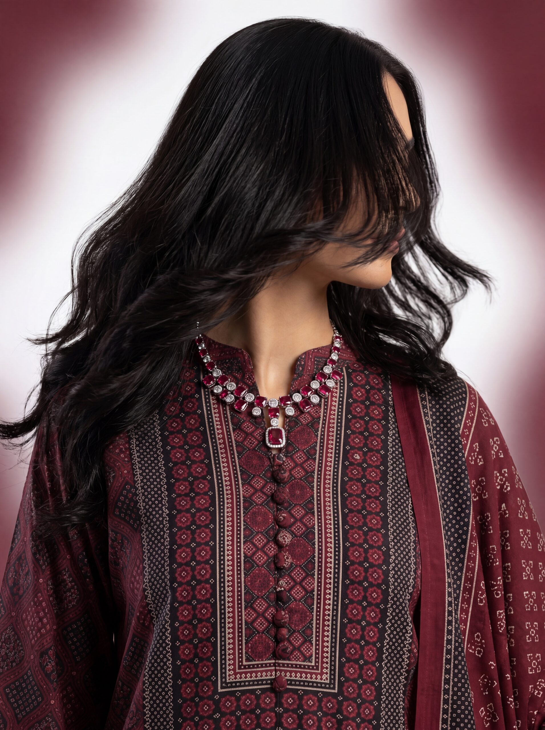 Ajrak Three Piece For Women | Latest Design Collection - Image 5