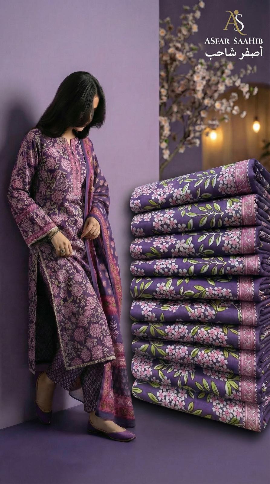 Premium Quality Hit 3pcs Asfar Print Collection