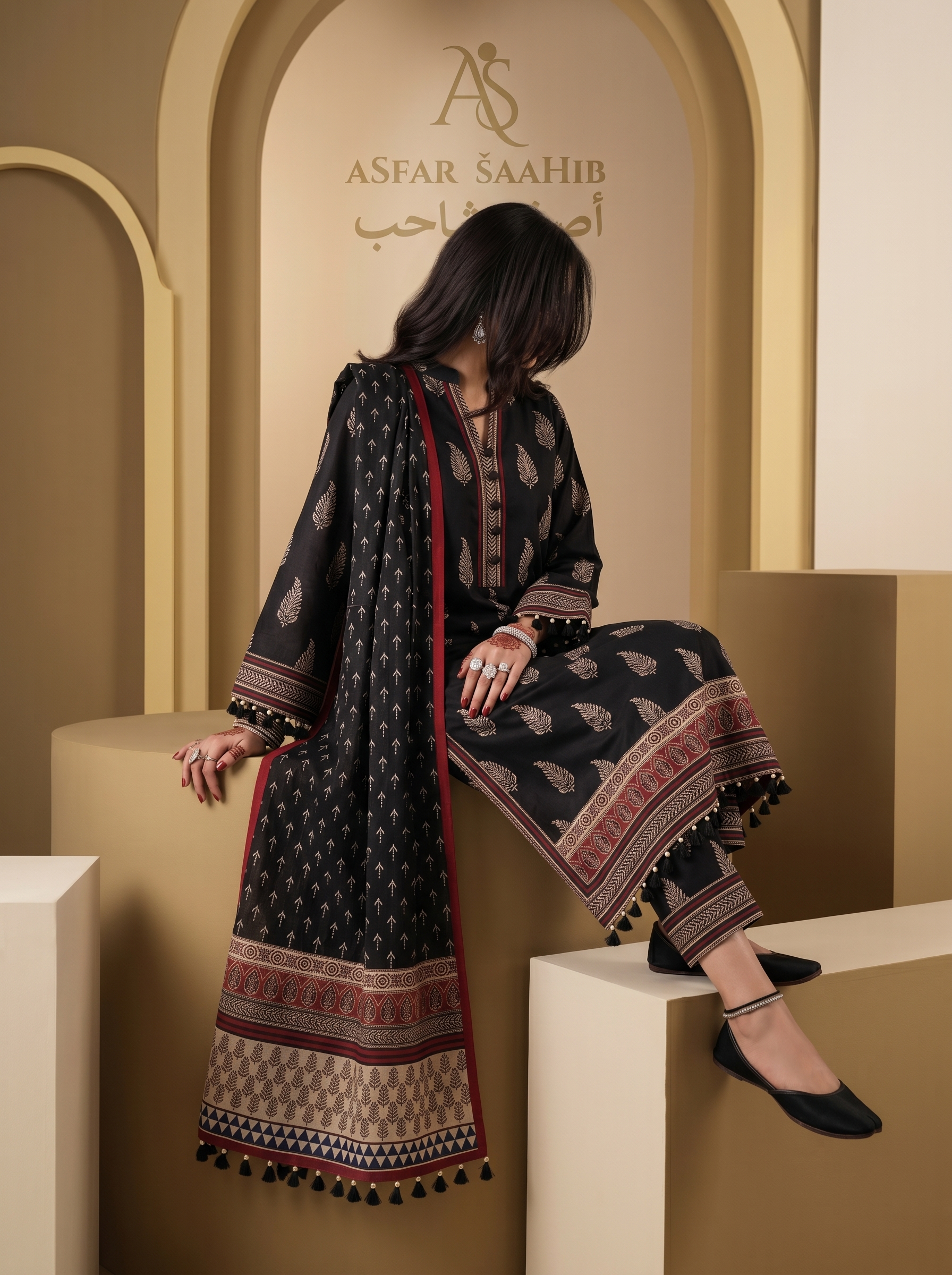 Premium Cotton Three Piece For Women BD