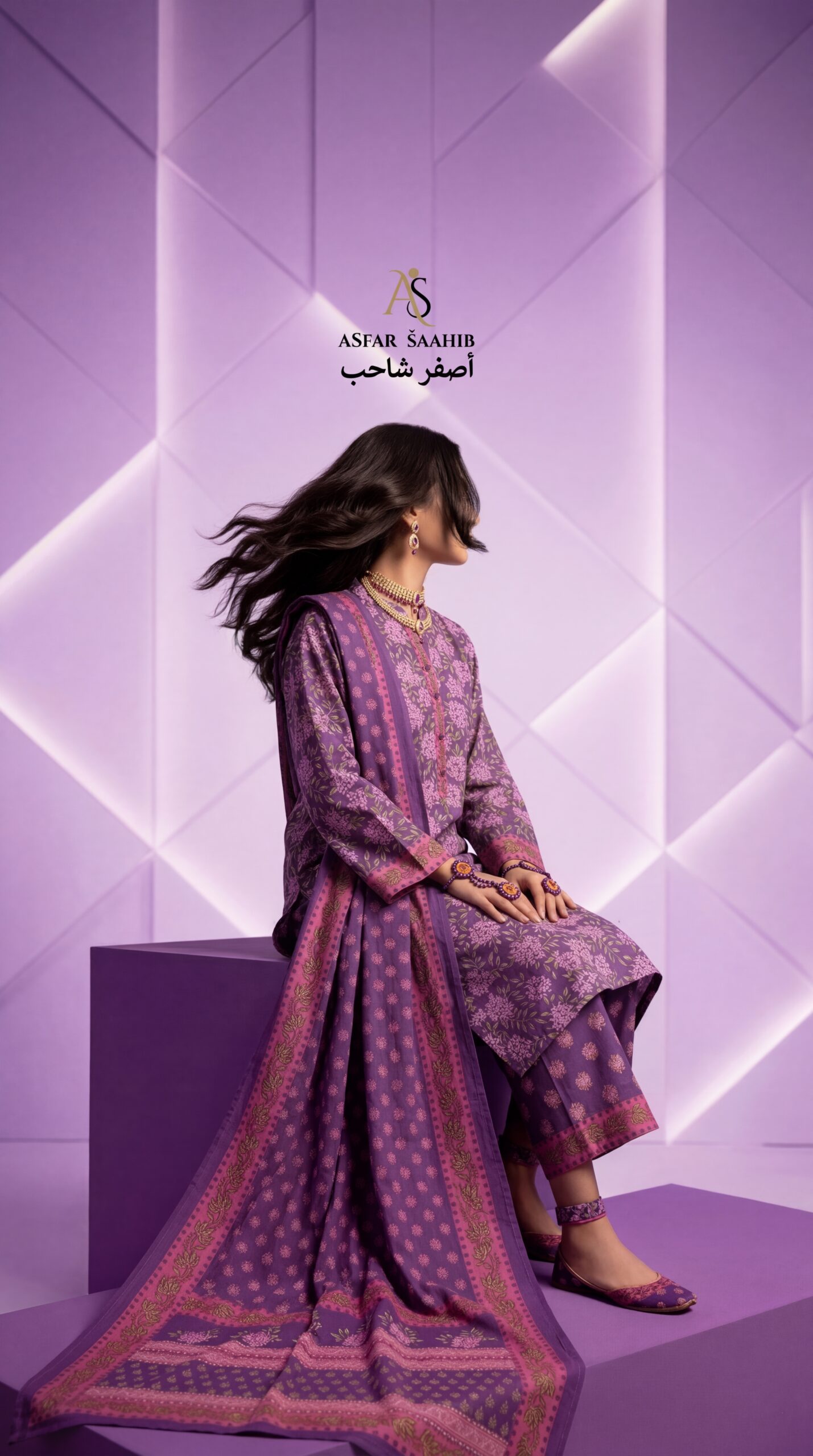 Premium Quality Hit 3pcs Asfar Print Collection - Image 3