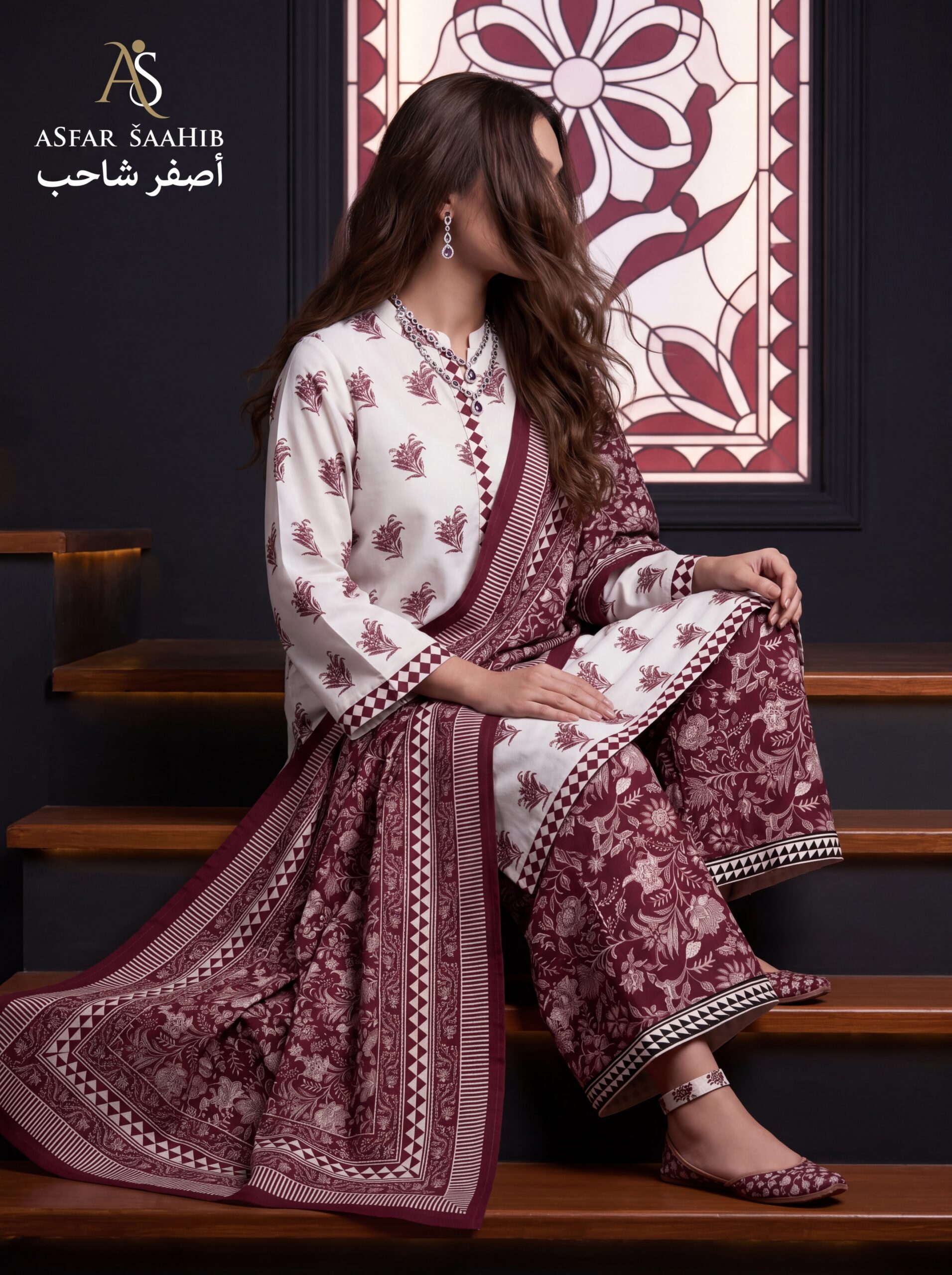 Asfar Print Premium -ASFAR Luxury Cotton | Salwar Kameez - Image 3