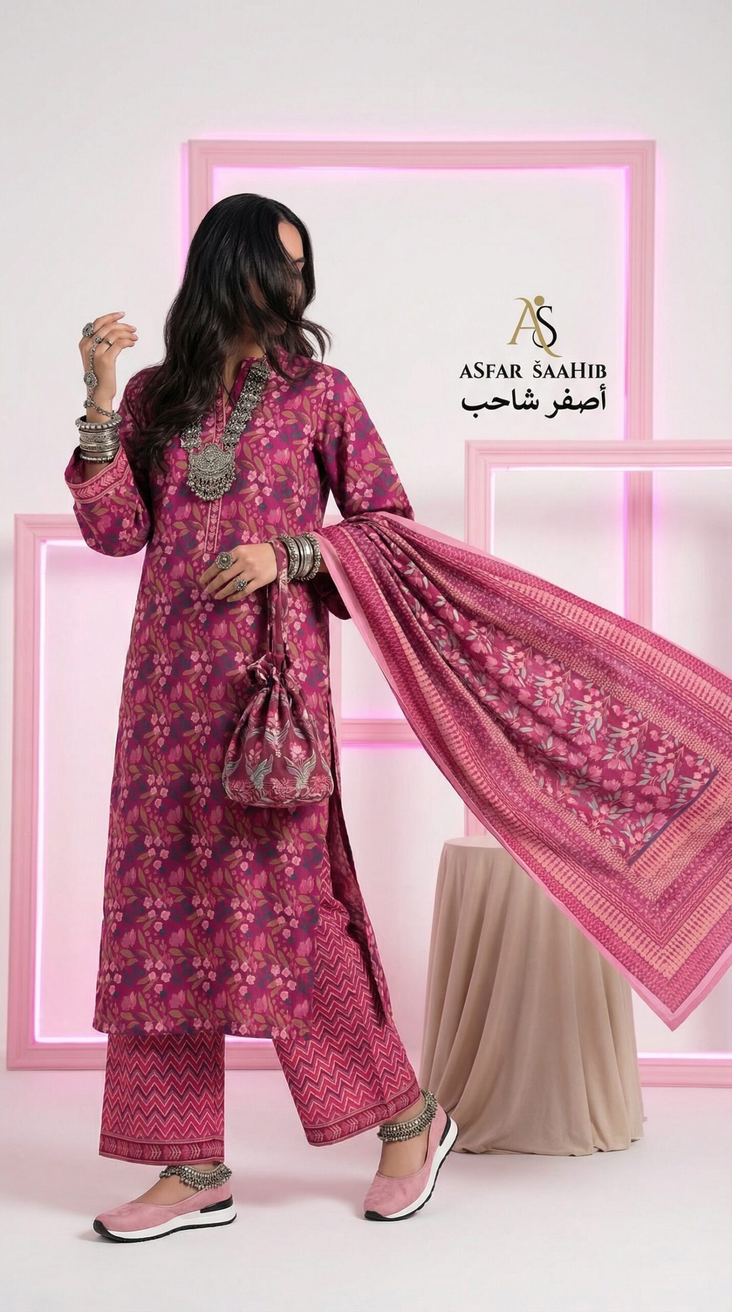 Cotton Salwar Kameez for Women | Elegant Design & Everyday Comfort | Asfar Saahib - Image 7