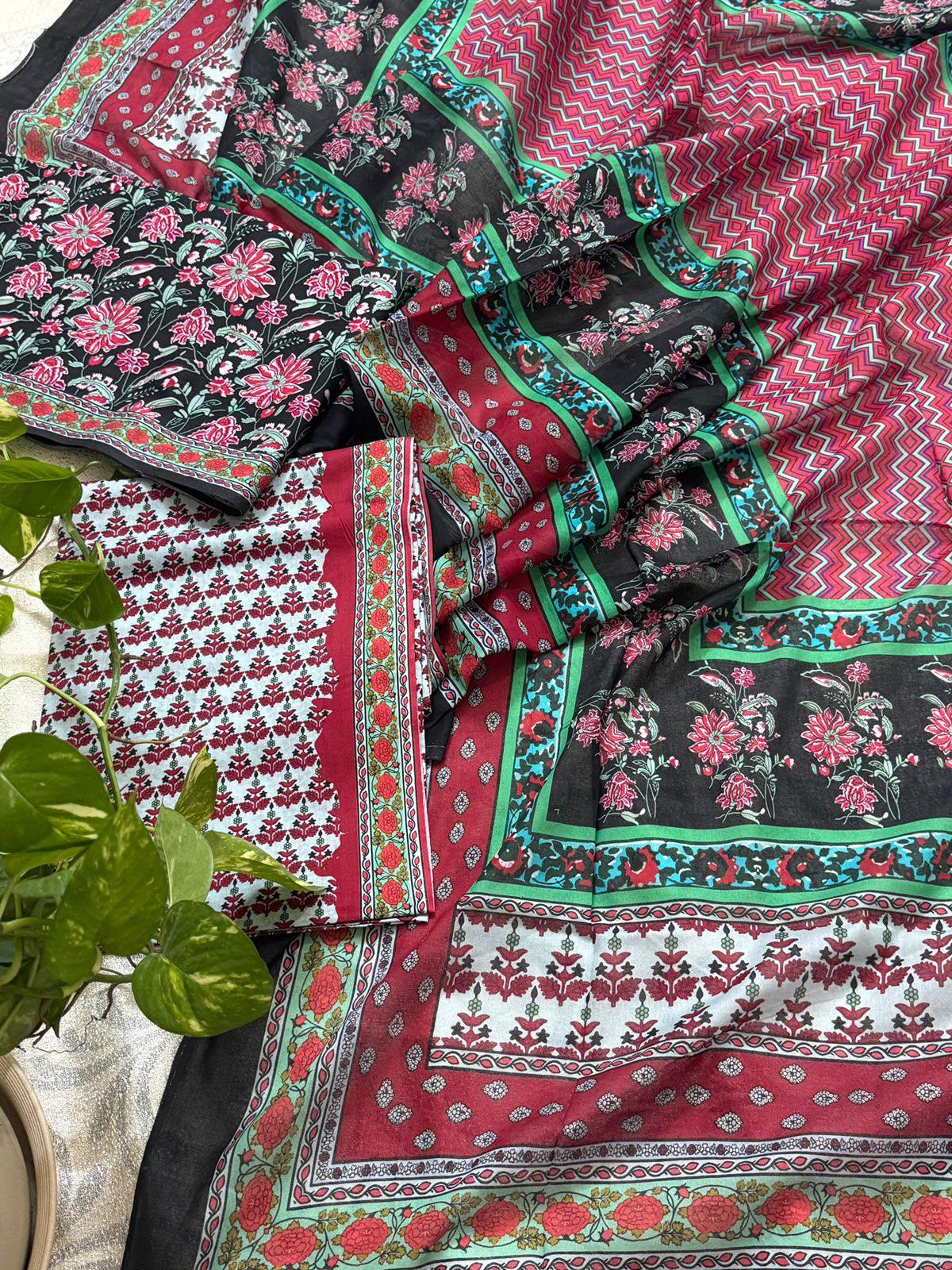 Kalamkari Premium -ASFAR Luxury Cotton | Salwar Kameez