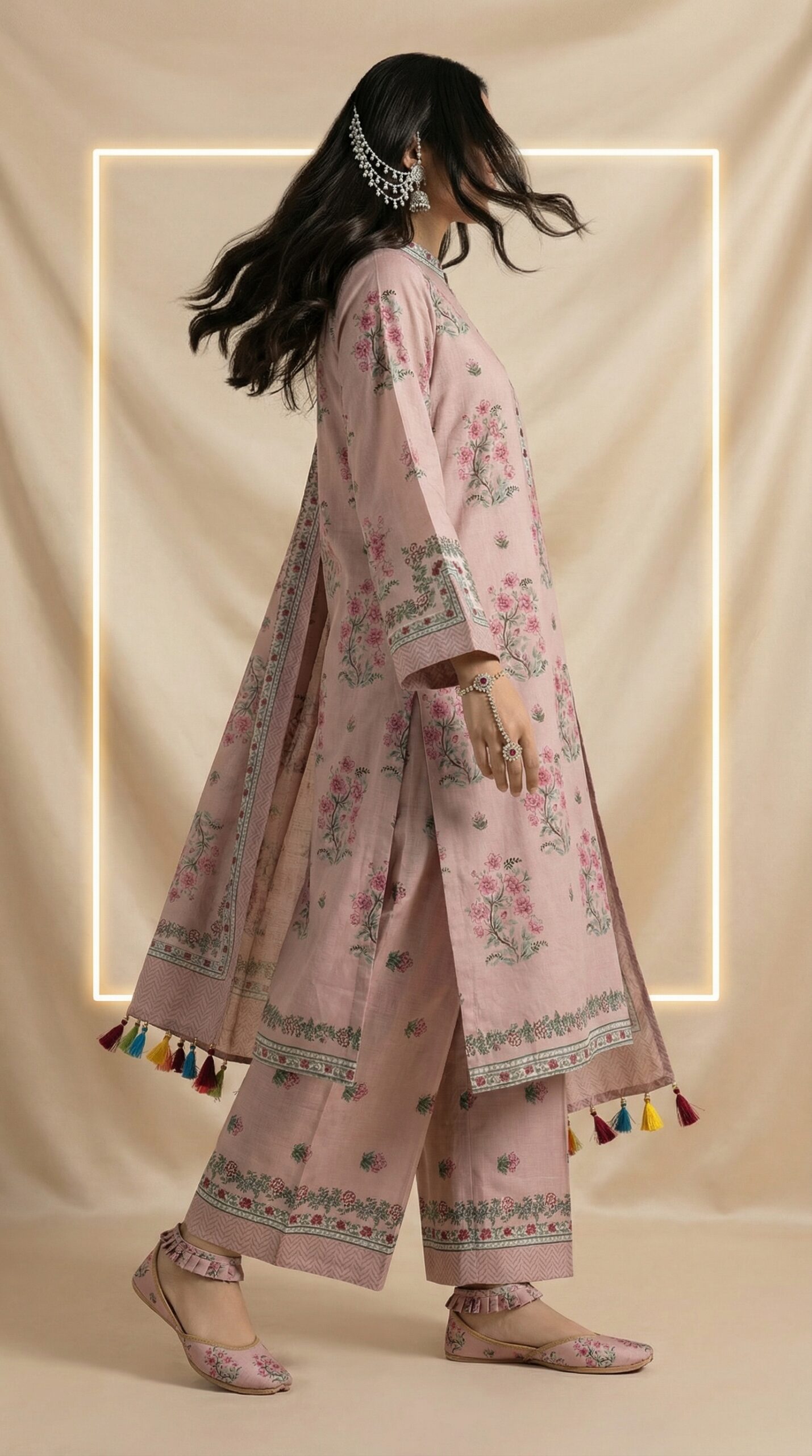 আসফার কটন ট্রেন্ডি থ্রি পিস - Image 6