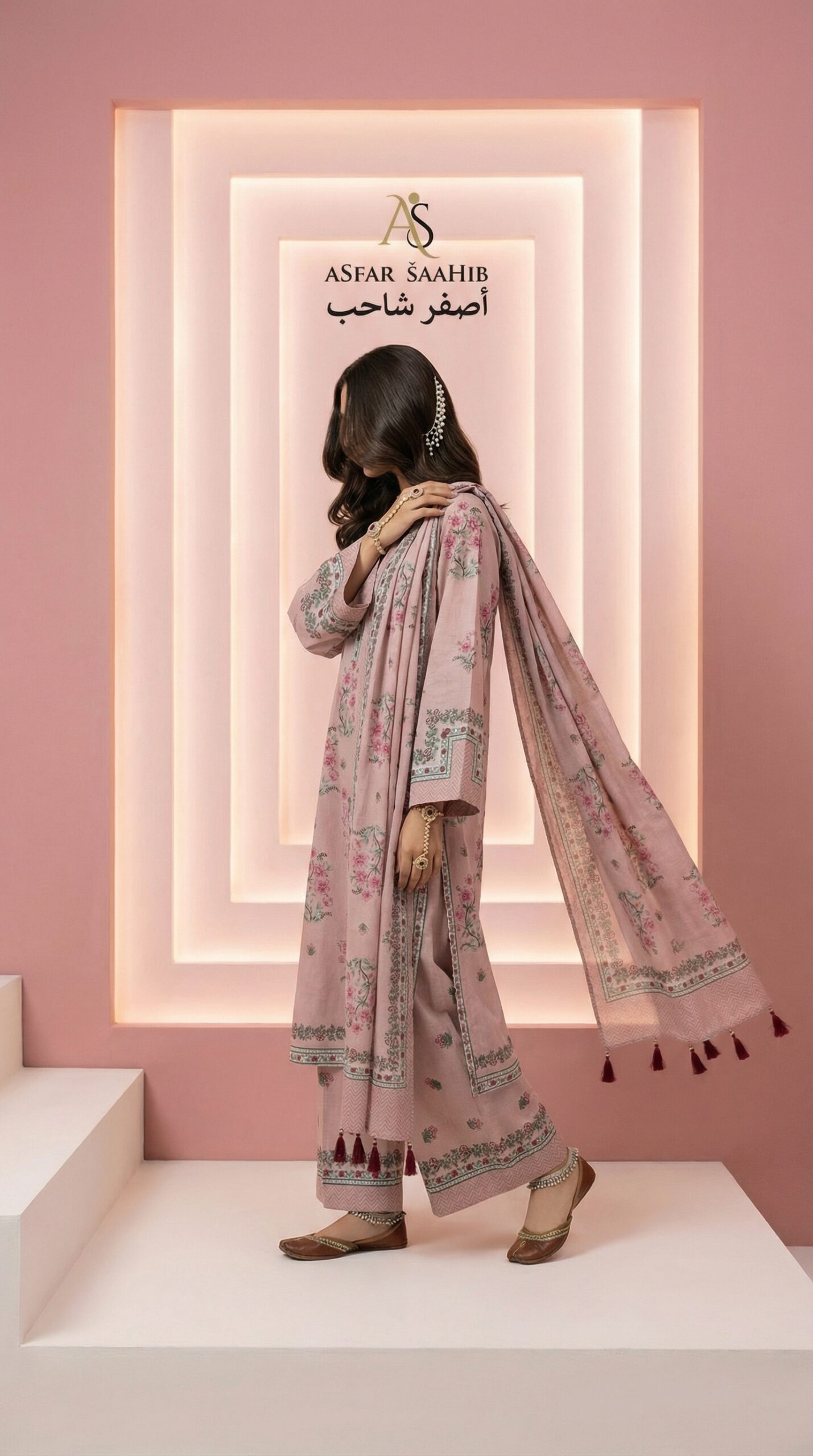 আসফার কটন ট্রেন্ডি থ্রি পিস - Image 4