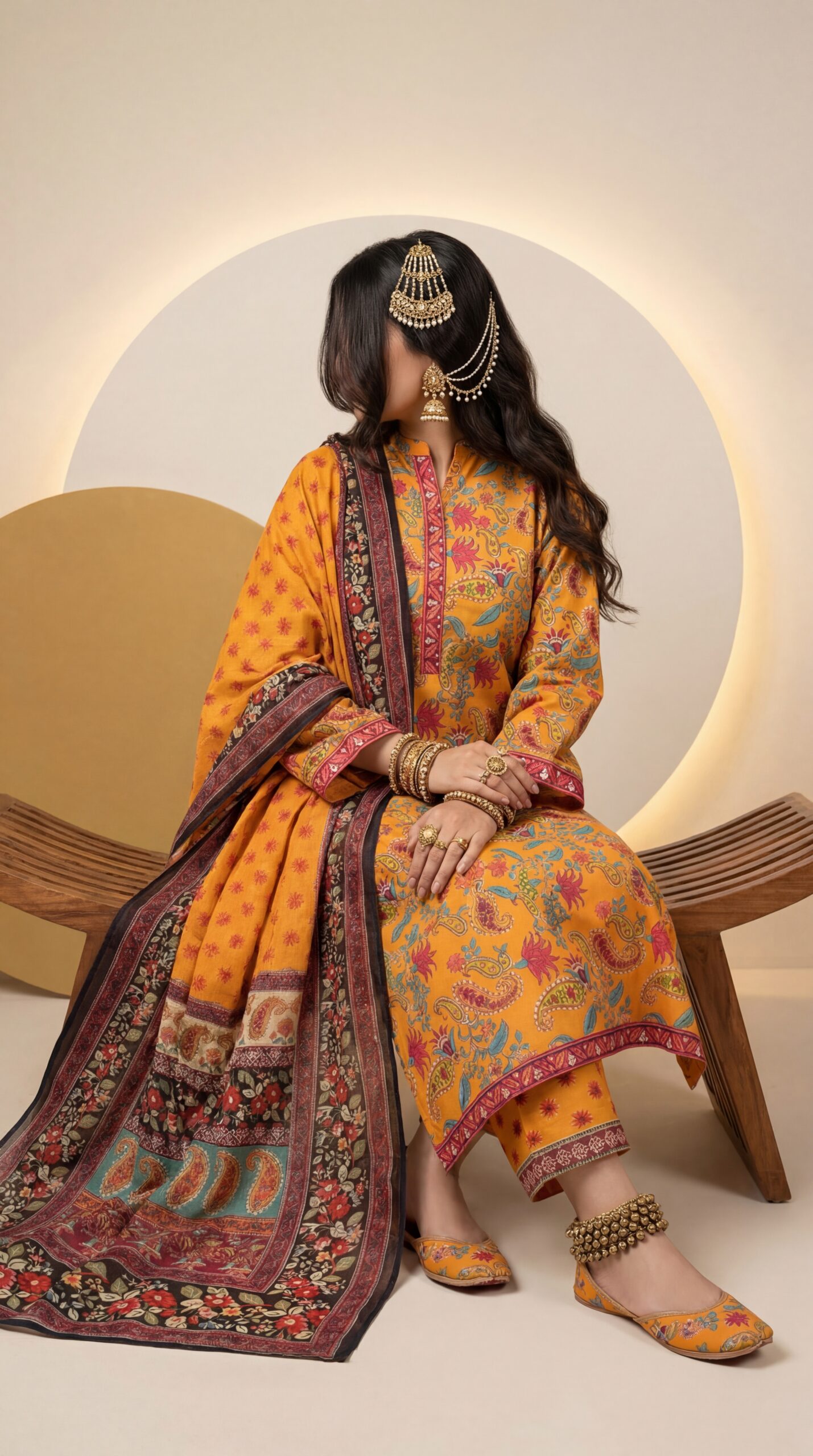 প্রিমিয়াম কোয়ালিটির কলমকারি সালোয়ার কামিজ | কটন ফেব্রিক কাপড়