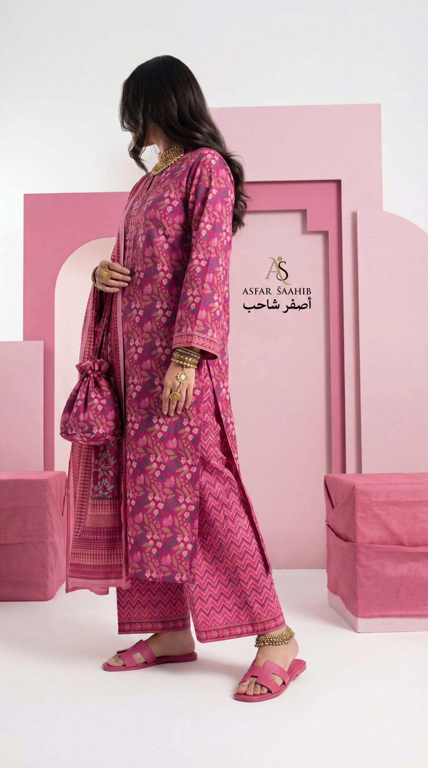 Cotton Salwar Kameez for Women | Elegant Design & Everyday Comfort | Asfar Saahib - Image 5
