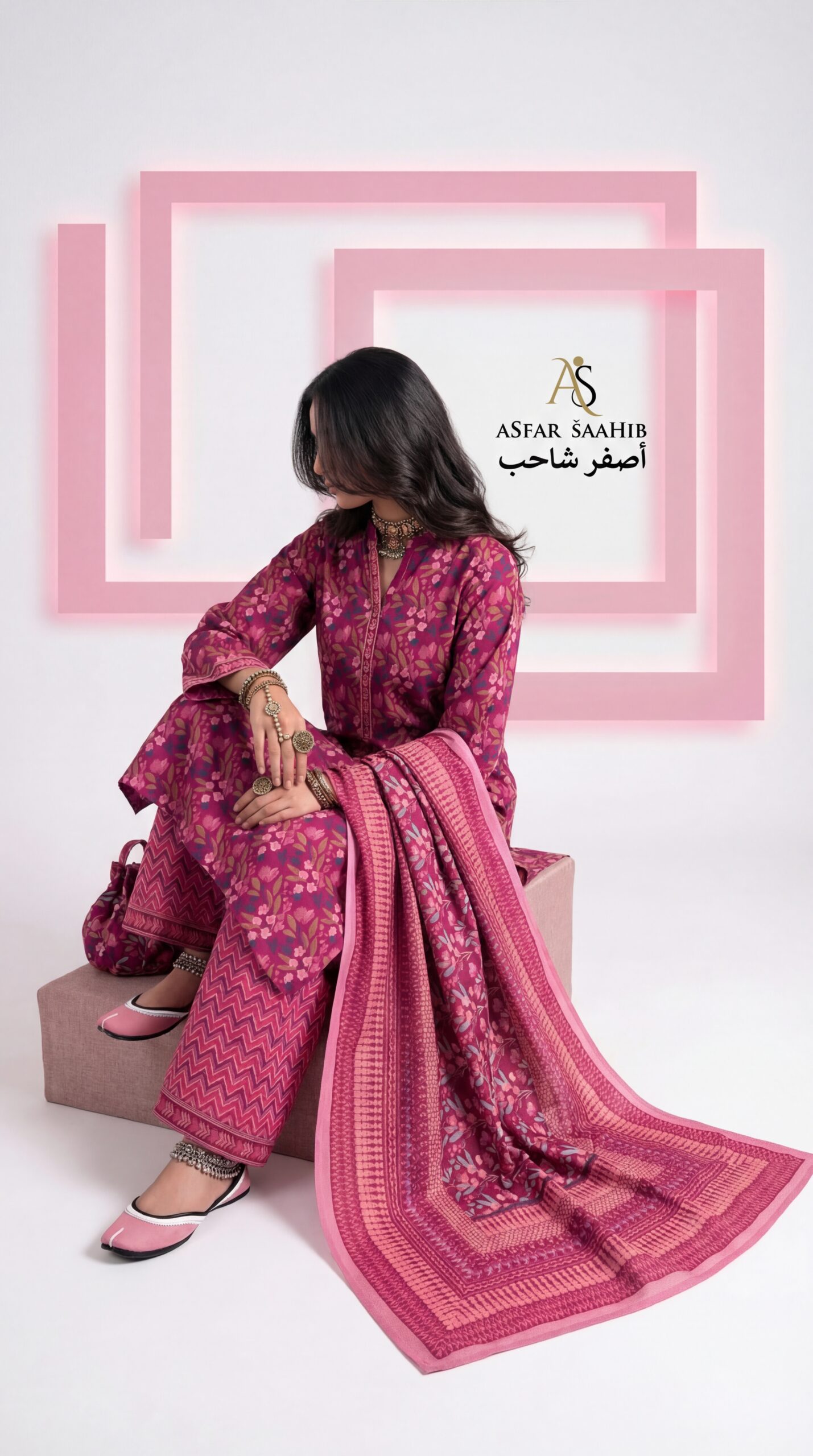 Cotton Salwar Kameez for Women | Elegant Design & Everyday Comfort | Asfar Saahib - Image 4