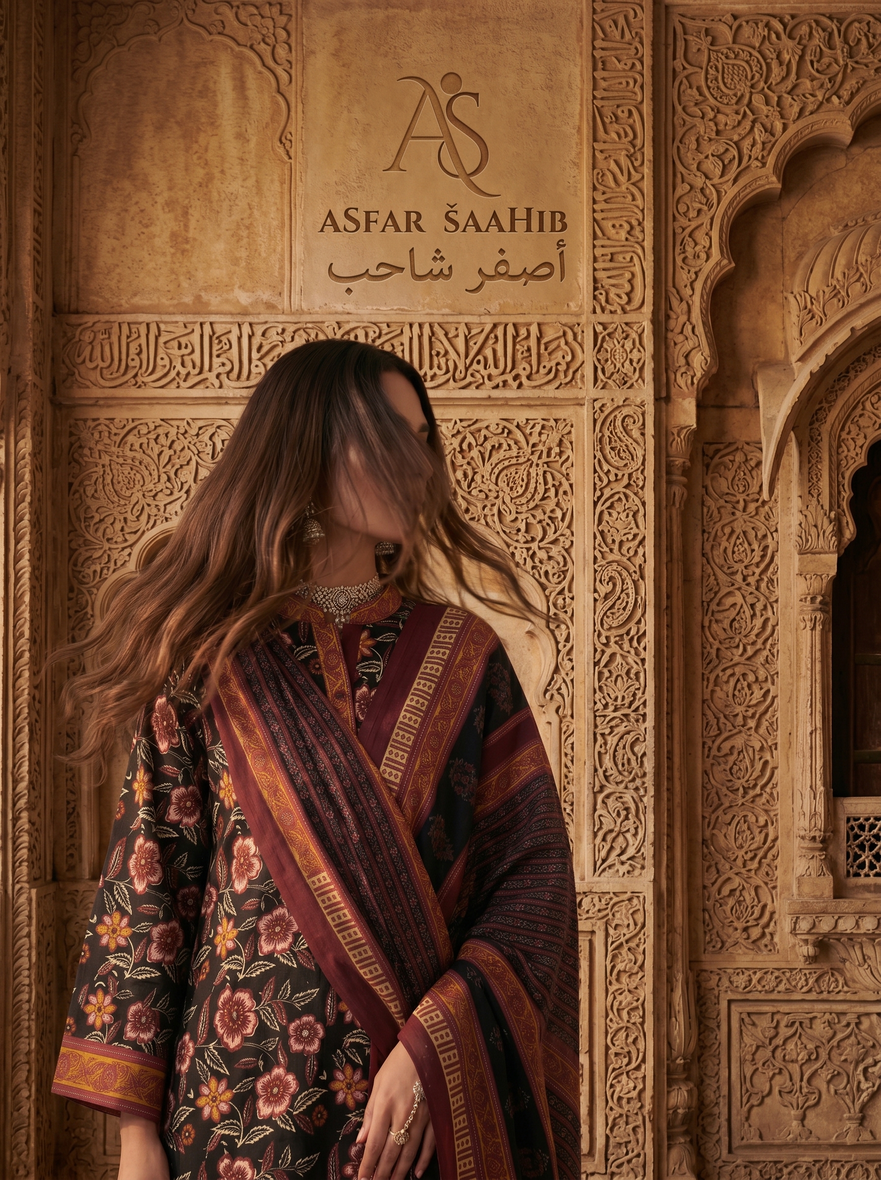 প্রিমিয়াম কটন থ্রি পিস ফর Women | সফট কালেকশন | Asfar Saahib-এর লেটেস্ট ডিজাইন - Image 6