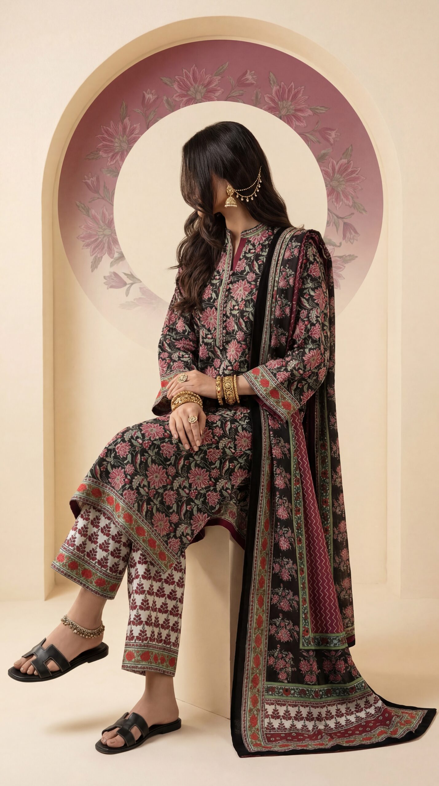 কমফোর্ট আর সৌন্দর্য যখন একসাথে মেলে —Asfar Saahib-এর ড্রিমি থ্রি পিস কালেকশন