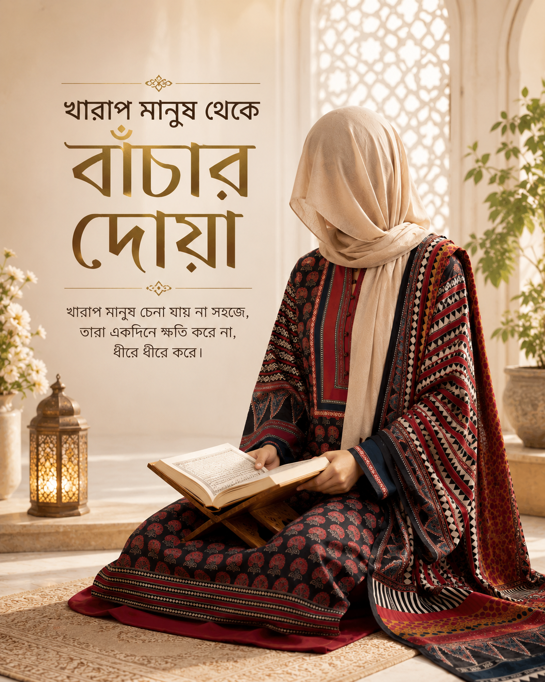 খারাপ মানুষ থেকে বাঁচার দোয়া 