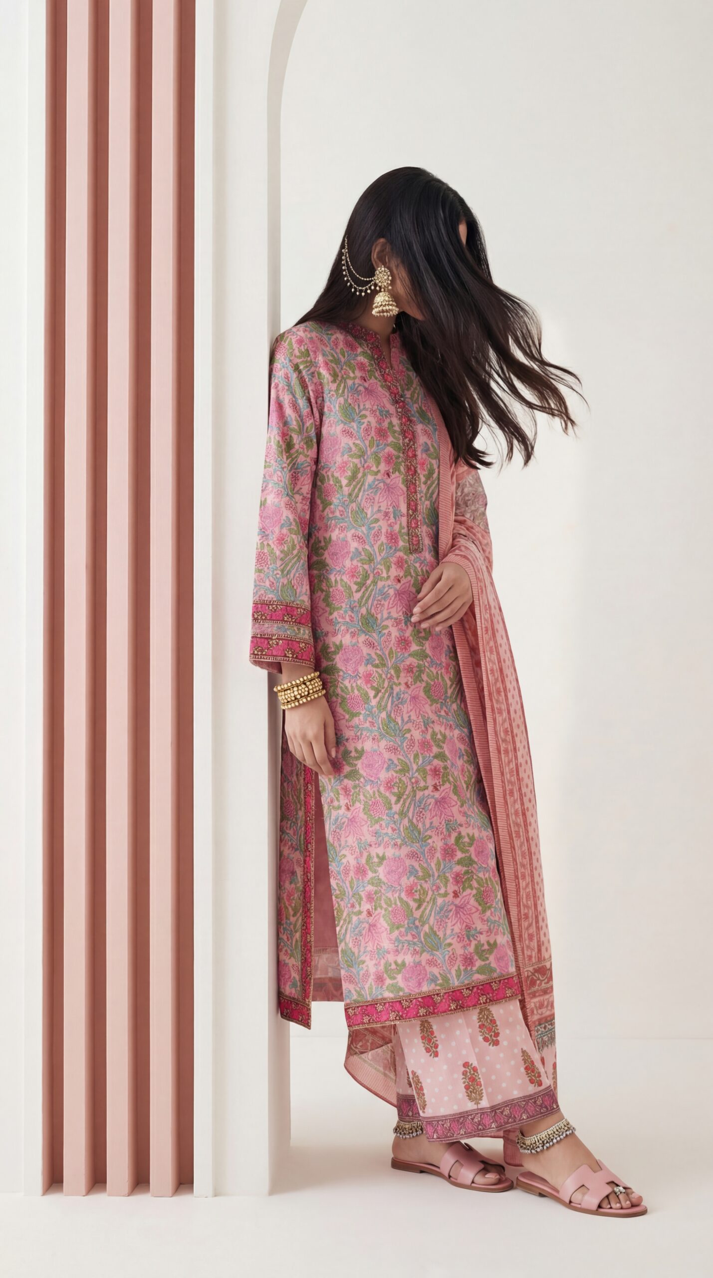 Latest Three Piece Collection | Elegant Cotton Styles | Asfar Saahib - Image 2