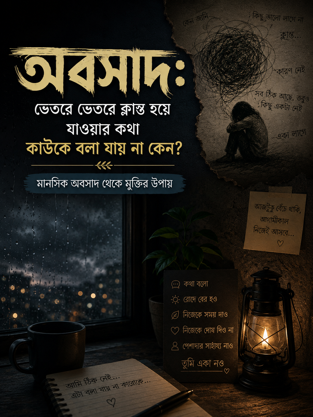 মানসিক অবসাদ থেকে মুক্তির উপায় 