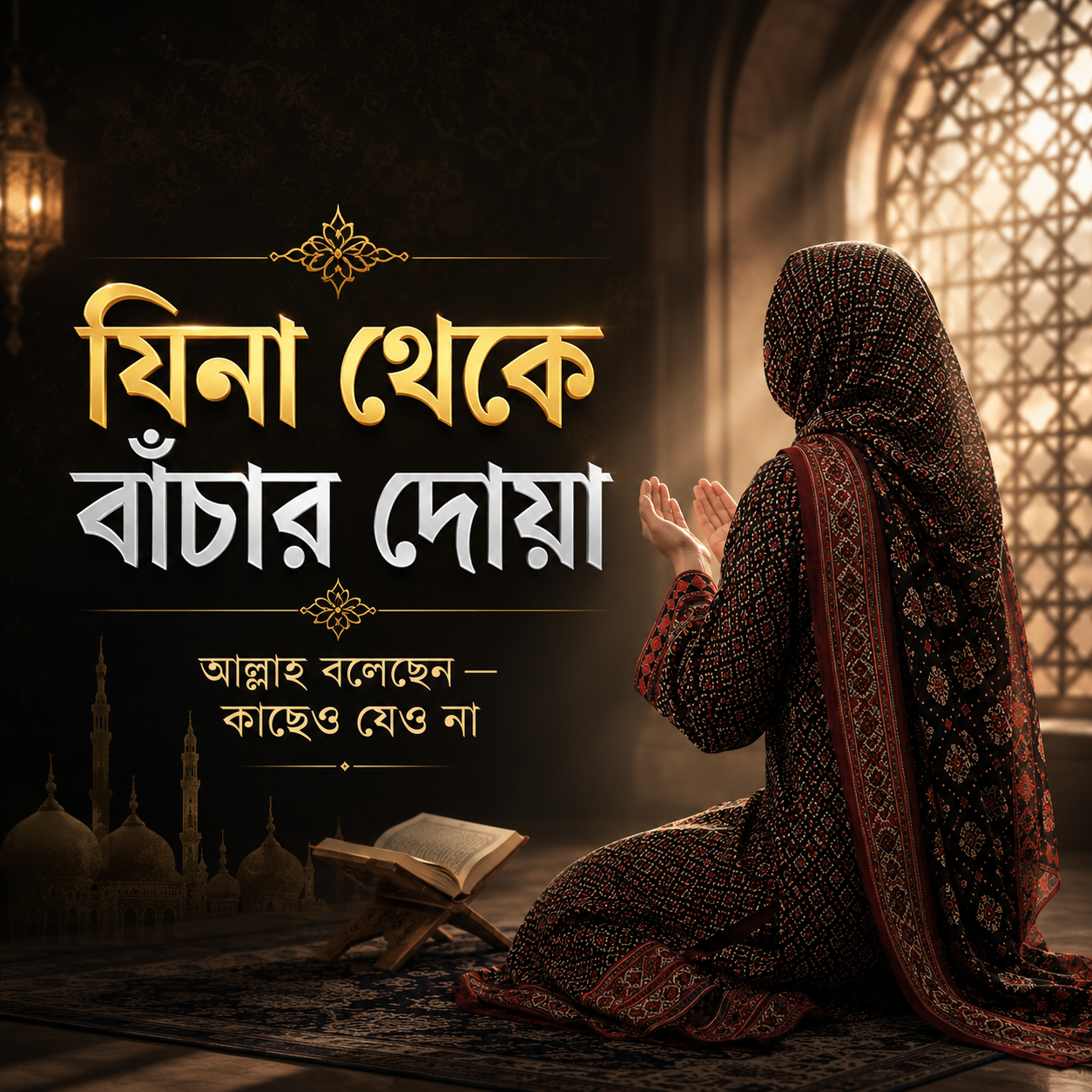 যিনা থেকে বাঁচার দোয়া