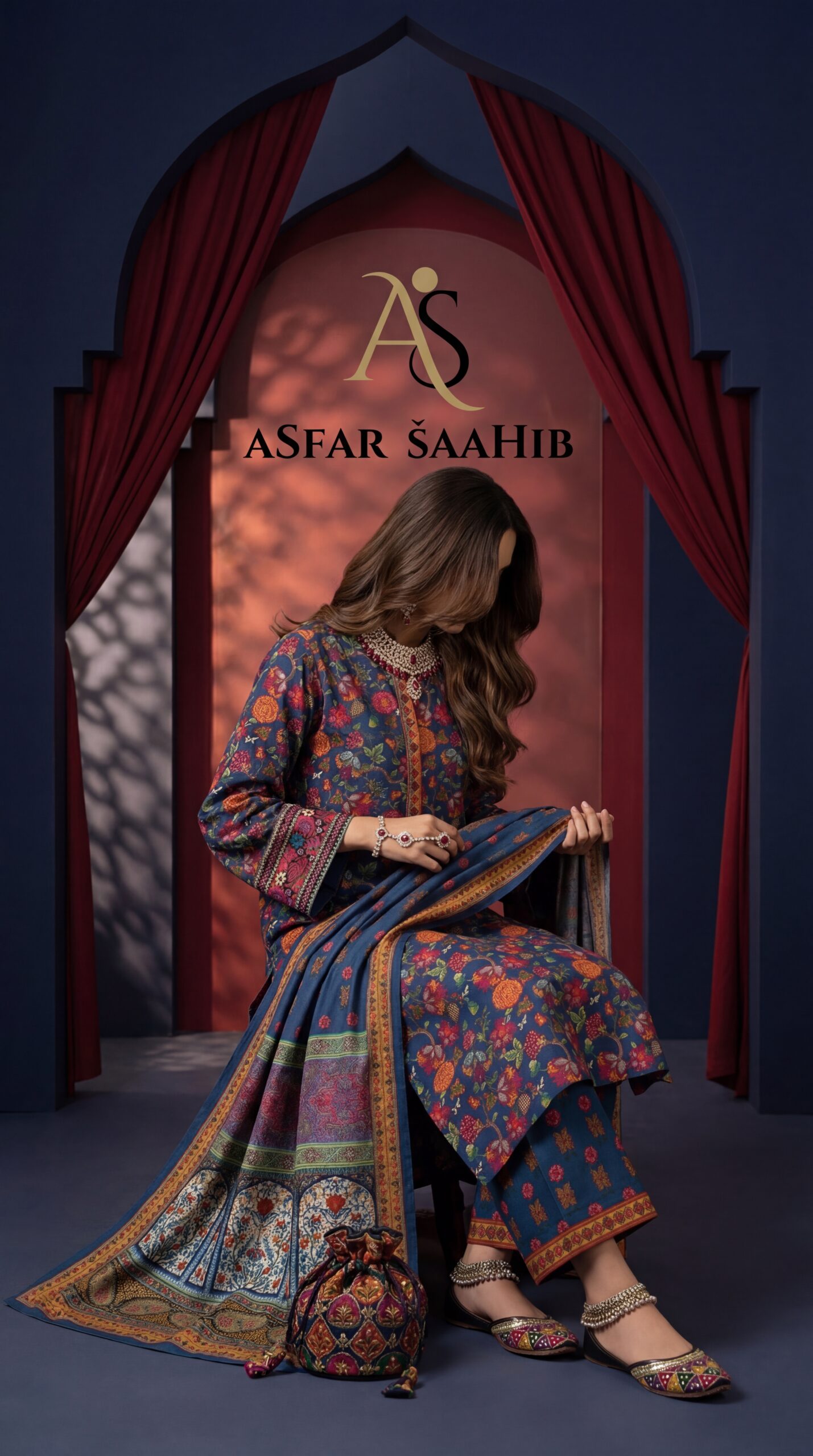 নতুন কটন থ্রি পিস ডিজাইন | Asfar Saahib